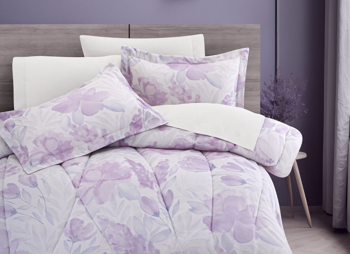 Coordinado Mauve (Edredón y Fundas decorativas)