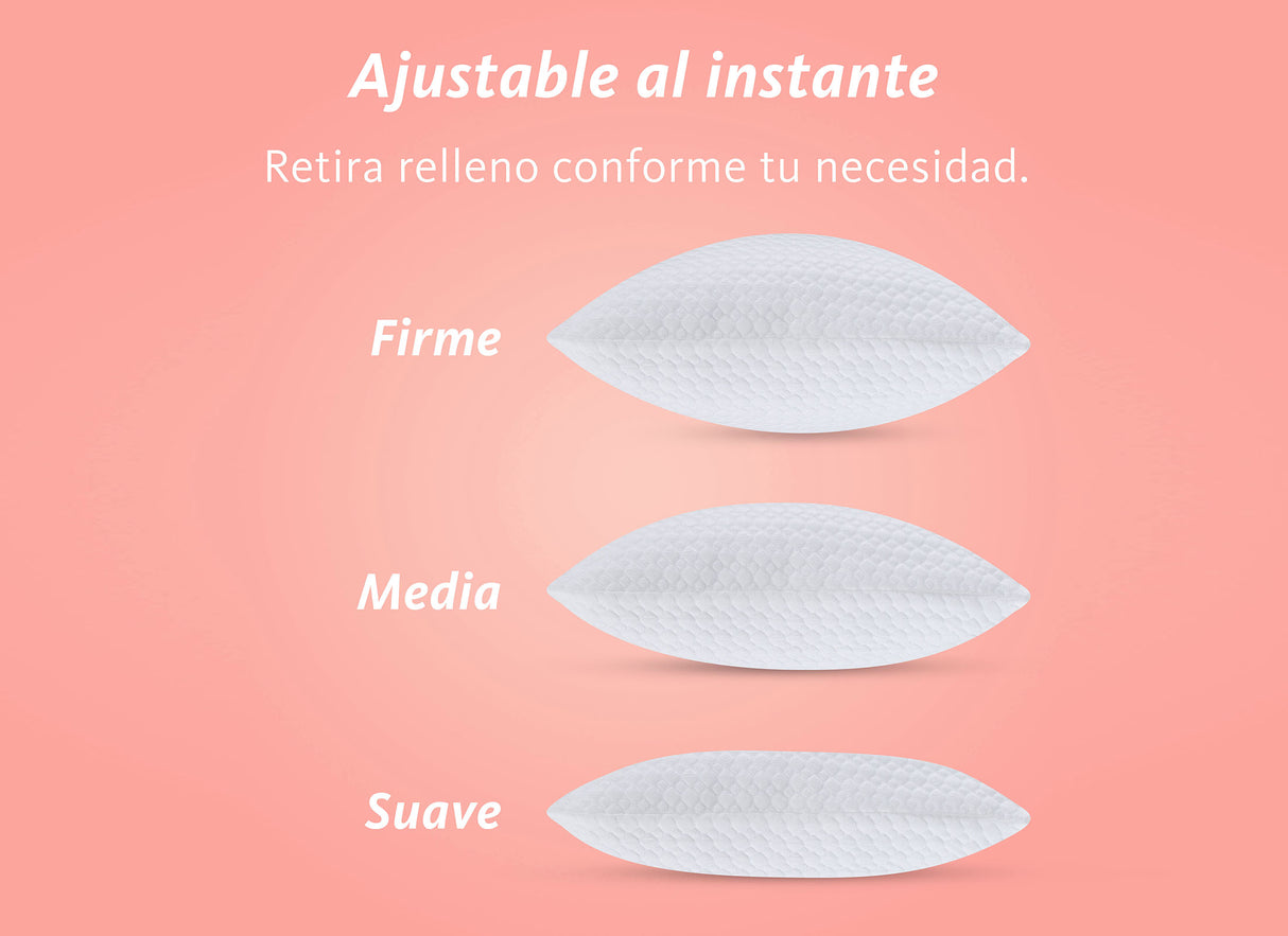 Almohada Memory Foam Estándar Blanco